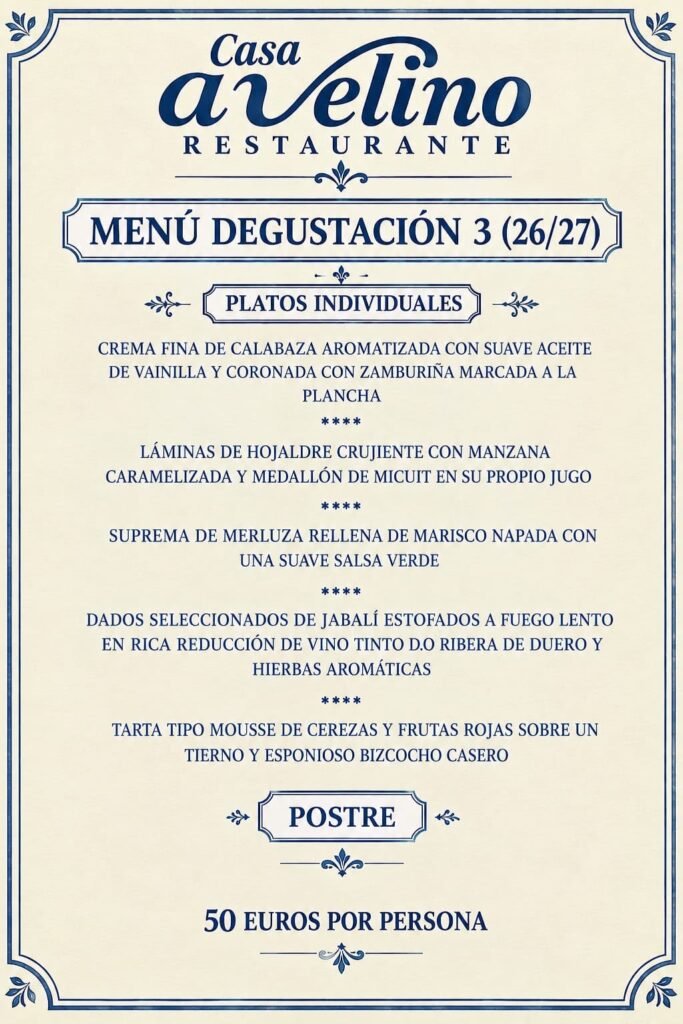 menu degustacion 3